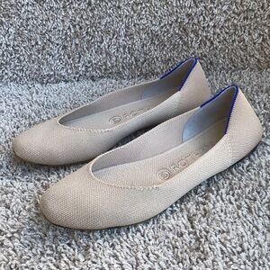 Rothy's Women's Ecru Max Square Slip-ons size 7.5